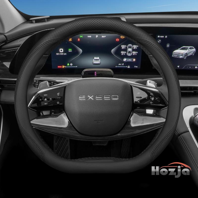 Кожаная накладка на руль автомобиля для CHERY Exeed LX TXL VX 2024 2025 2026 Аксессуары для интерьера