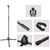 Микрофонная стойка COCOSUN прямая с 1 держателем для микрофона, стойка для конденсаторного микрофона, вертикальная, штативная, отлично подходит для живых семинаров в современном металлическом черном цвете,
