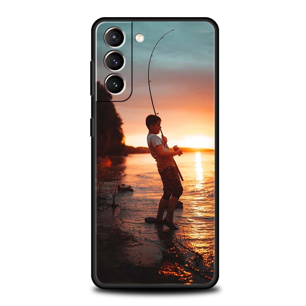 Рыбалка Чехол для телефона Для Samsung Galaxy S24 S23 S22 S20 Ultra S21 FE 5G S10 S9 Plus S10E S8 Мягкий силиконовый чехол