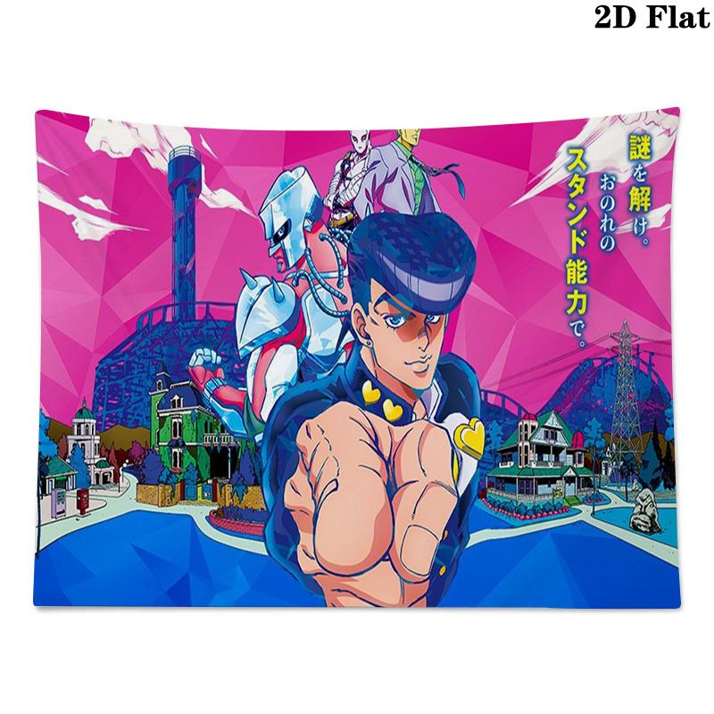 Эстетичное настенное панно JoJo, настенный гобелен, тканевое покрывало с принтом, декоративные гобелены для спальни, гостиной, домашнего декора