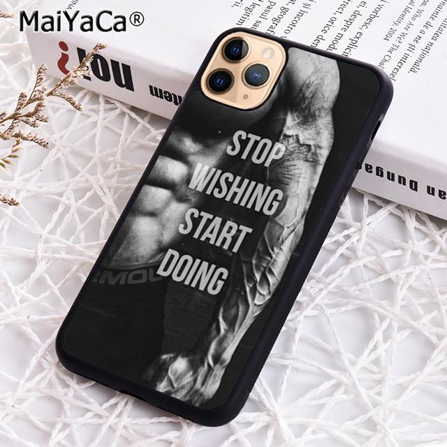 Мотивационный чехол для телефона для зала, фитнеса, для iPhone 17 Air 16 pro max 15 14 plus 12 13, защитный чехол coque