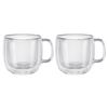Verres À Café - ZWILLING - Sorrento - 2 Pièces - 450 Ml - Verre Borosilicate Double Paroi