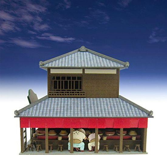 Sankei Miniatuart Kit Studio Ghibli Series Spirited Away Mysterious Scale Paper Craft Town-4 1/150 MK07-26