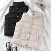 Women Autumn Winter Lightweight Waistcoat Pockets Female Windproof Warm White Duck Down Down Jacket Coat Sleeveless