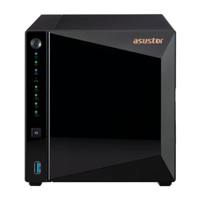 Сервер NAS - ASUSTOR - AS3304T v2 Drivestor 4 Pro Gen2 - Четырехъядерный 1,7 ГГц - 2 ГБ DDR4 - 2,5 Гбит/с - 4 отсека