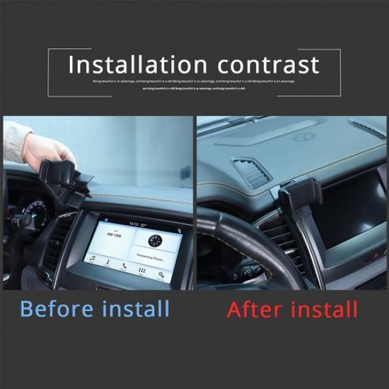 Автомобильный держатель для телефона на приборную панель, крепление-клипса для Ford Ranger 2015-