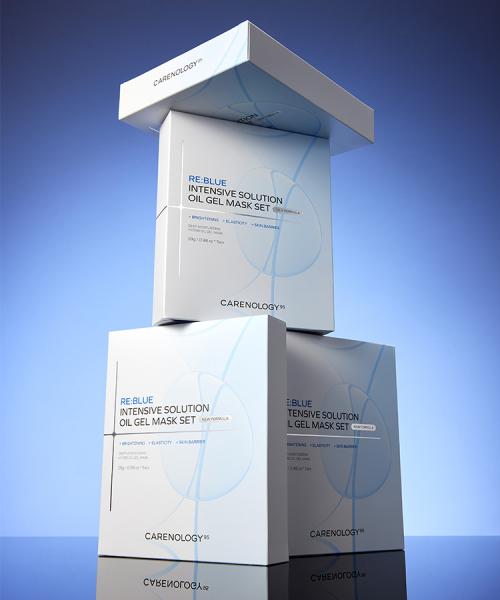 Carenology Re-Blue Интенсивная маска-гель-масло 5 шт.