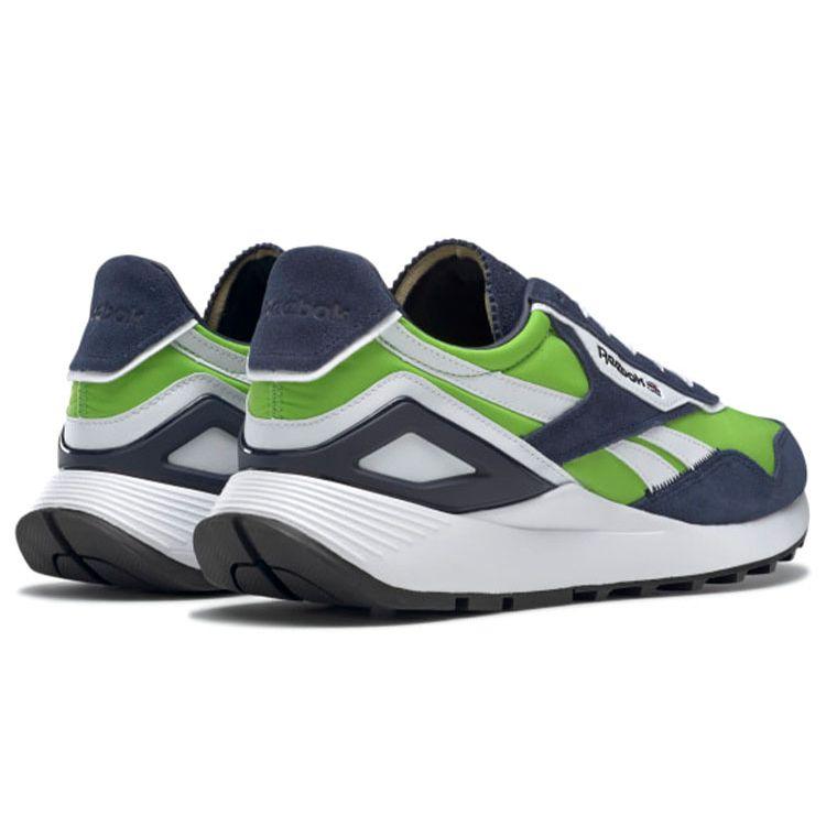 Reebok Классические кожаные кроссовки Legacy AZ Semi Solar Green Vector Navy Unisex кроссовки Footwear-White GX7569