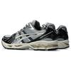 Asics Gel Kayano 14 Black Glacier Grey Unisex Sneakers Silver 1201A935-001