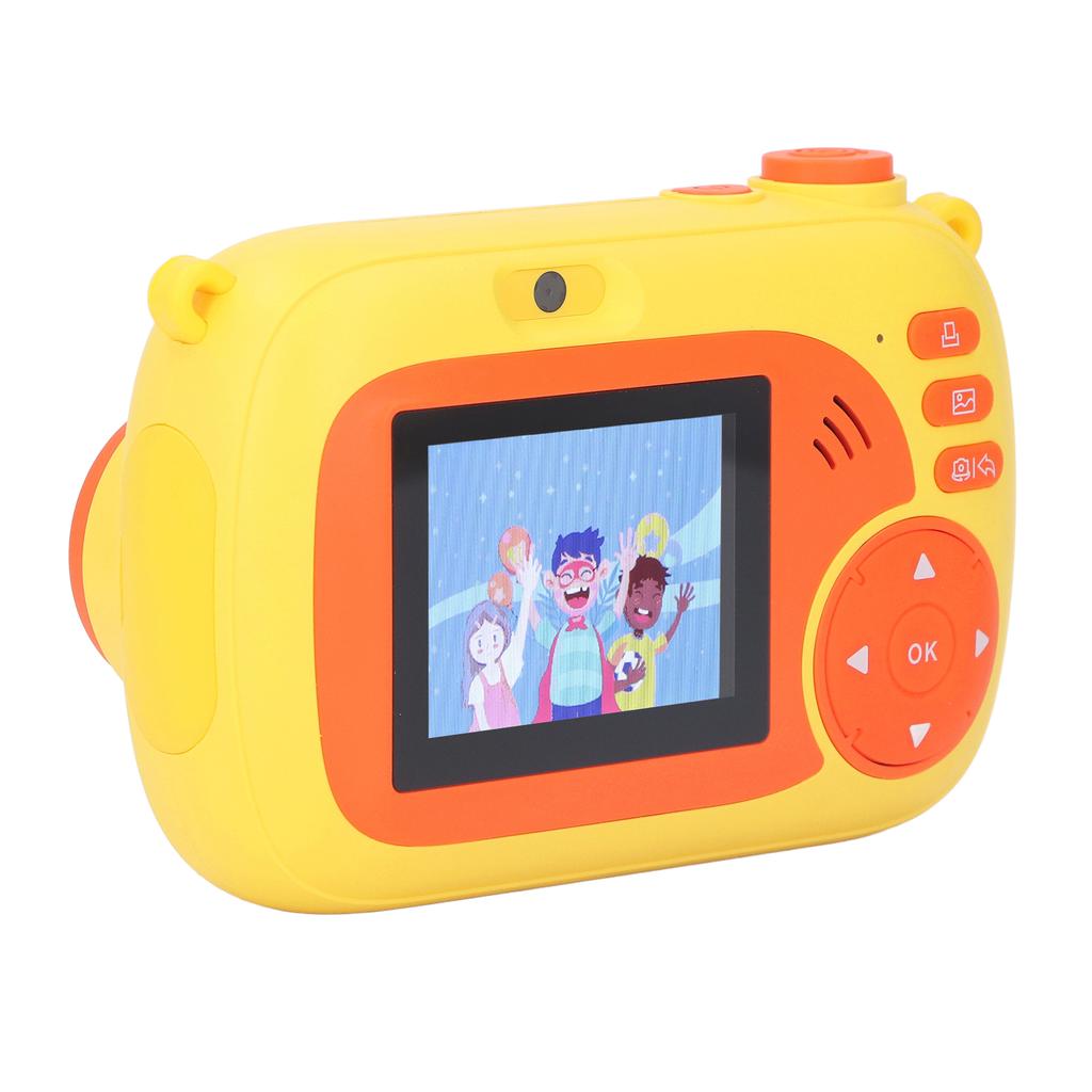 Thermal Printing Instant Camera Selfie Camcorder Toy 2.4in HD Screen for Kids Birthday Christmas