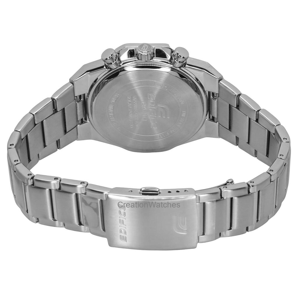 Casio Мужские часы Edifice Slim Line Analog Chronograph из нержавеющей стали с медным циферблатом Solar EFS-S570D-5A 100M