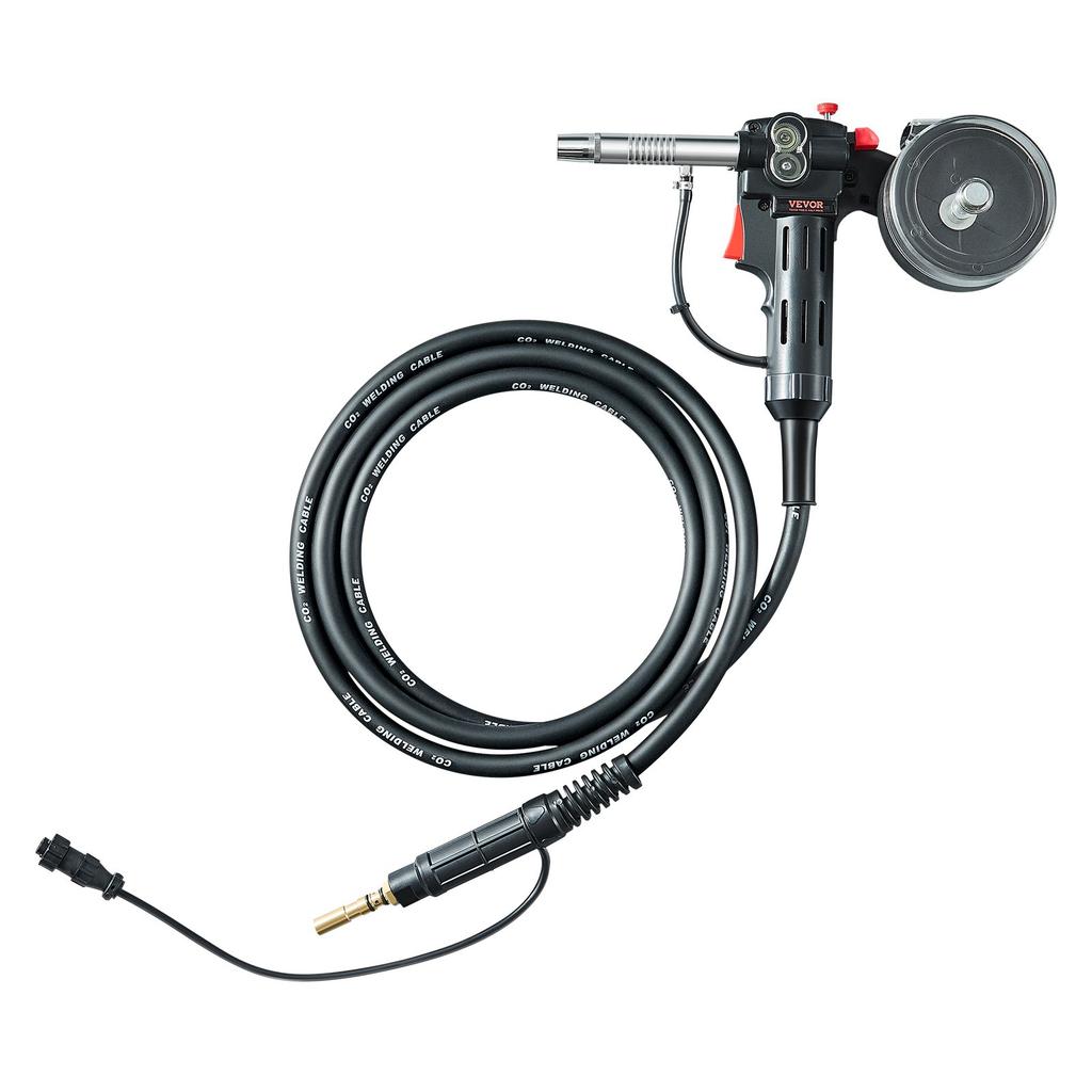 VEVOR 100Amp Spool Gun with 10FT Cable, Compatible with Hobart Handler 210 MVP Mig Welders, Suitable for 0.023"