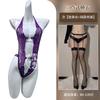 Sexy lingerie sexy SM strap one-piece clothes front buckle lace sexy nightclub passion uniform