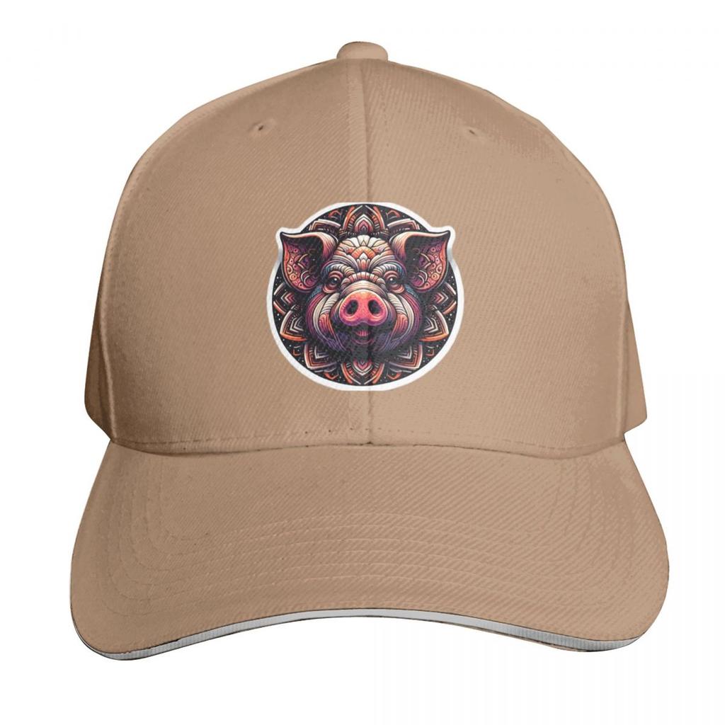 Lunar Sign Pig Unisexdala Zodiac Baseball Cap fishing caps Unisex tactical cap Unique hats fun hats Unisexs Tennis Womens