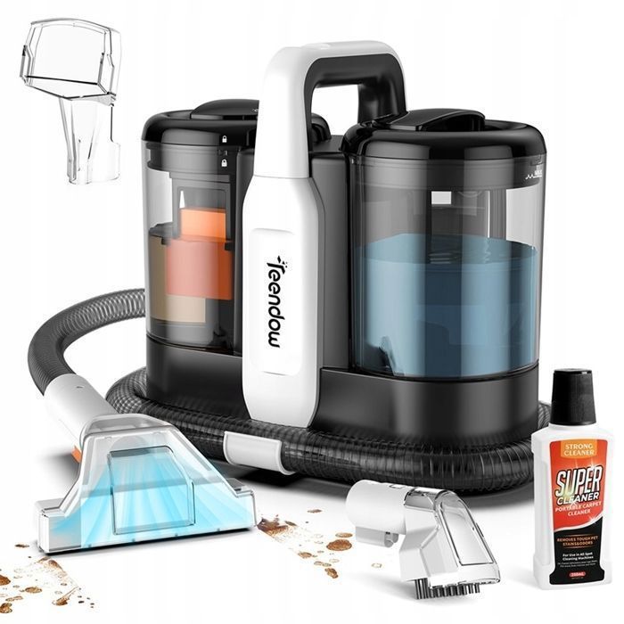 Aspirateur - TEENDOW - C5 - 500 W - Double réservoir - 11 kPa - Idéal pour les canapés, les tapis et les escaliers