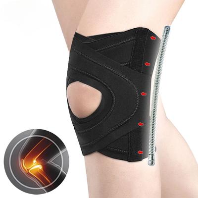 1 шт. компрессионные наколенники с боковыми стабилизаторами поддержка колена