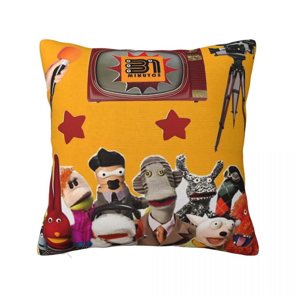 31 Minutos Pillow Cases 31 Minutes Chilean Comedy Cushion Cover Vintage Zipper Decor Pillowcover For Home 40X40Cm
