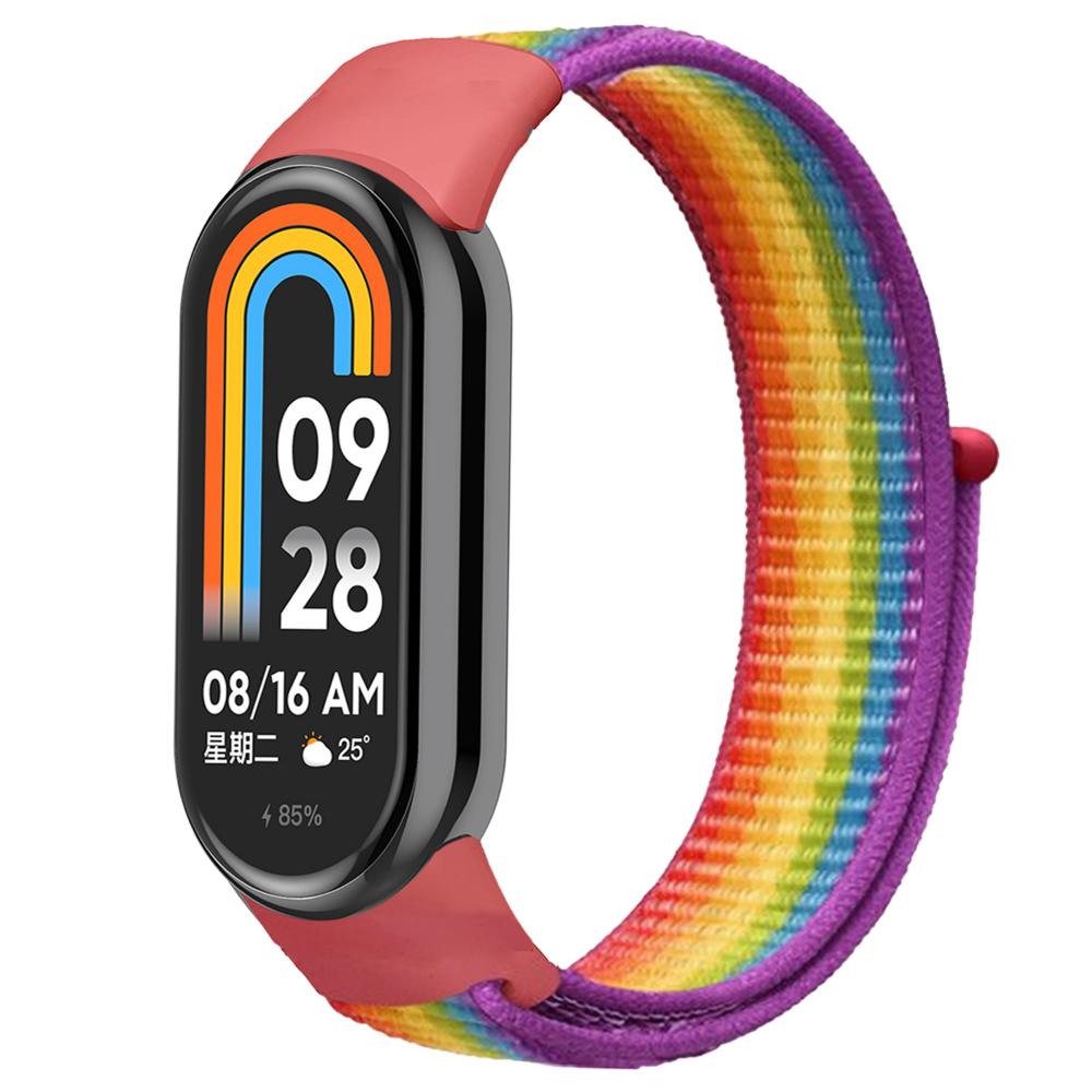 Нейлоновый ремешок для Xiaomi Mi Band 10/9/8 Браслет NFC Дышащий браслет Наручный ремешок Correa Спортивный ремешок для Mi band 8/9/10 Ремешок