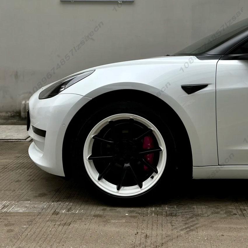 4 шт. Колпак ступицы автомобиля Для Tesla Model 3 2017-2023 18-дюймовый колпак колеса Замена Колпак ступицы колеса автомобиля Полное покрытие диска Аксессуары