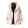 New high-quality couple models, men's and women's outdoor graphene three-in-one detachable jacket, windproof and waterproof for men and women
