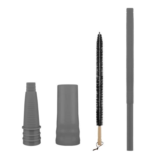 Dryer Vent Cleaning Kit with All Vacuum Cleaner Hose Attachment Brush Connector Dryer Vacuum Ventilation Lint Remover Quick Coupling Tube Accessories