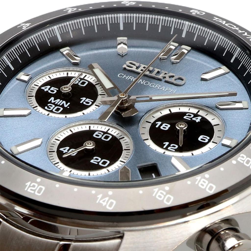 SEIKO Second Chronograph Quartz CHRONOGRAPH QUARTZ Watch SBTR027 Blue Grey Metallic 1/5 Мужские []