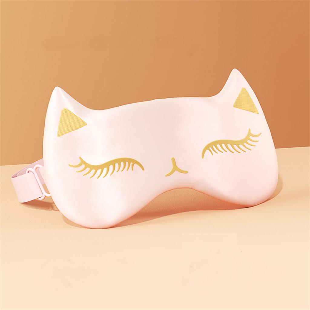 Comfortable And Breathable Eye Mask , Natural Silk Sleep Mask Cute Smooth And Soft Eye Covers For Sleeping