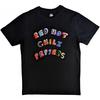Red Hot Chilli Peppers Unisex Adult Letters T-Shirt