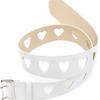 MORE THAN PARADISE HEART BELT / WHITE