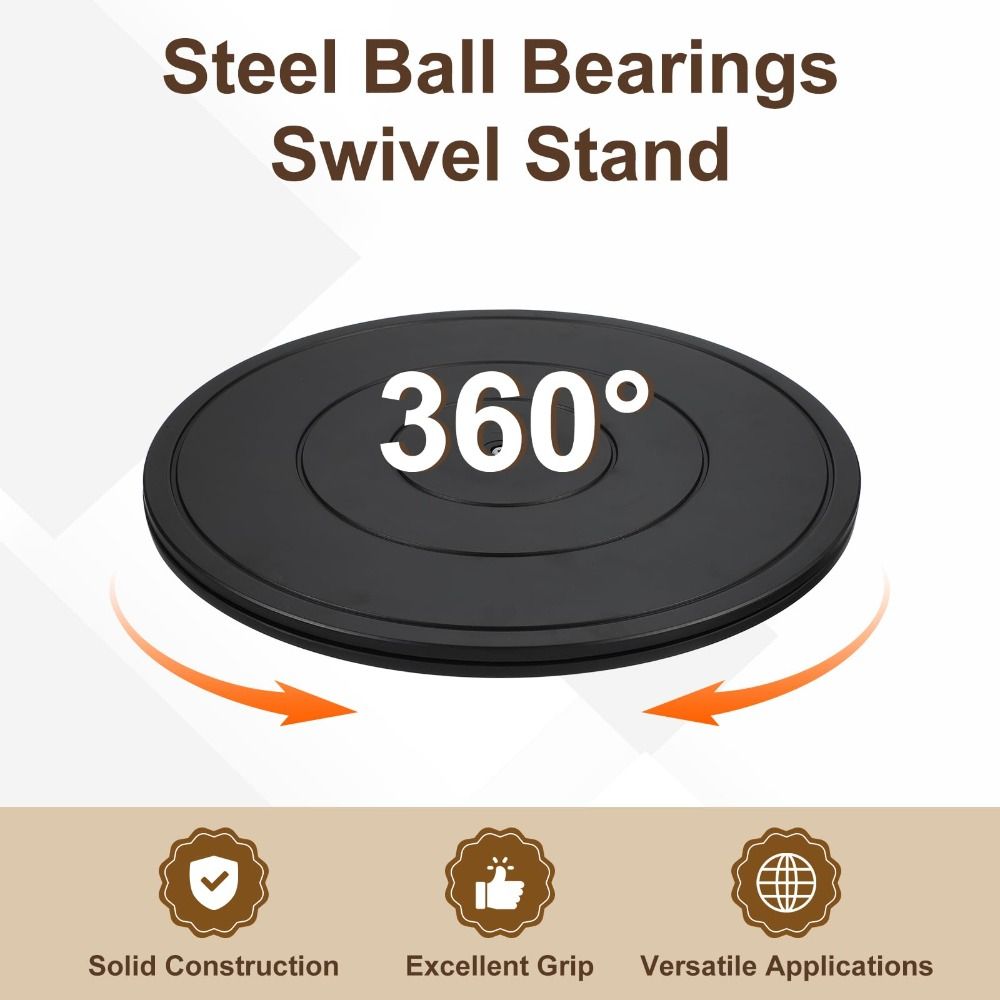 360 Rotation Rotate Turntable Anti Slip Rotary Plate Practical Plastic Turntable Display