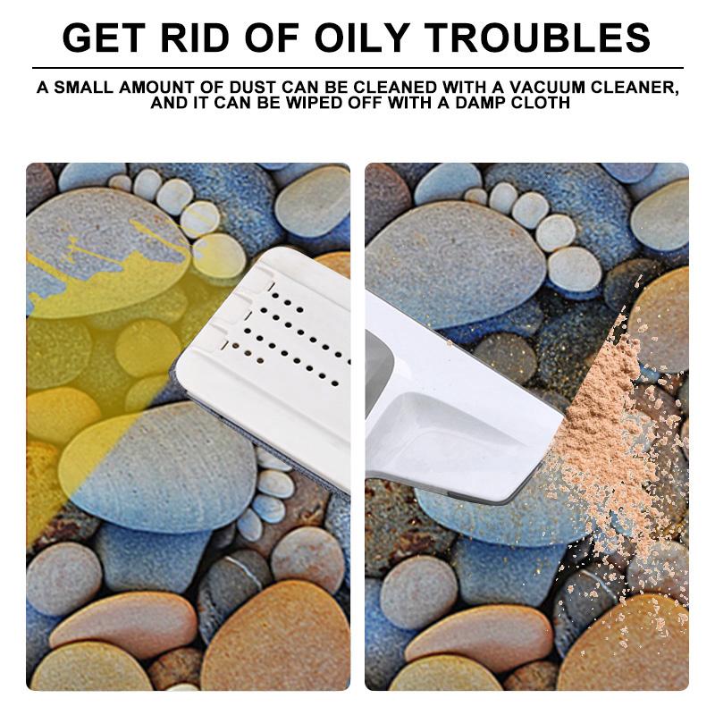 60*90СМ Красочный Ковер для Ванной Кухни Коврик для Прихожей Противоскользящий Ковер Впитывает Воду Кухонный Коврик для Ванной Узор Галька Напольный Коврик