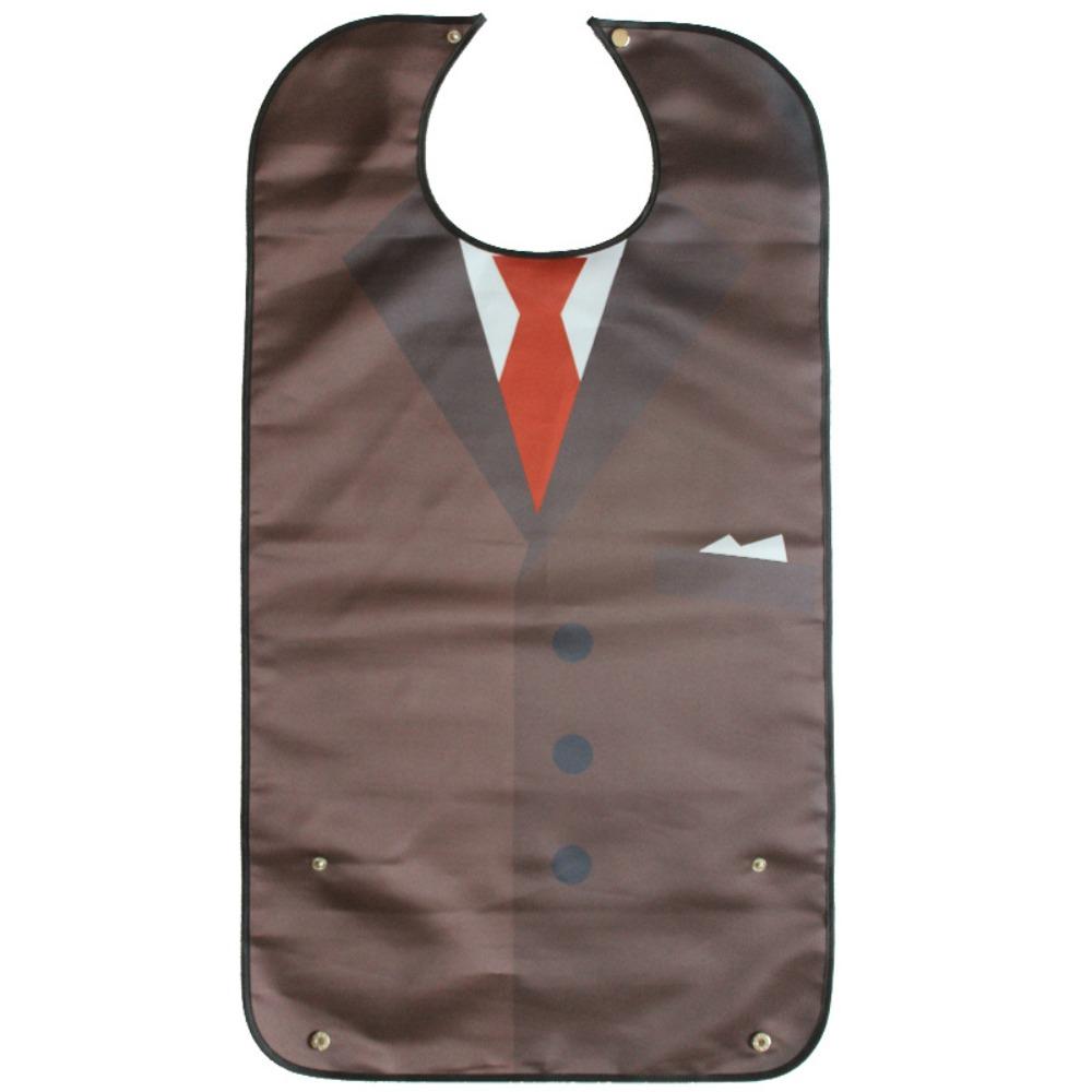 Waterproof Business Suit Gentleman Adult Bib Soft Saliva Towel  Elderly Care