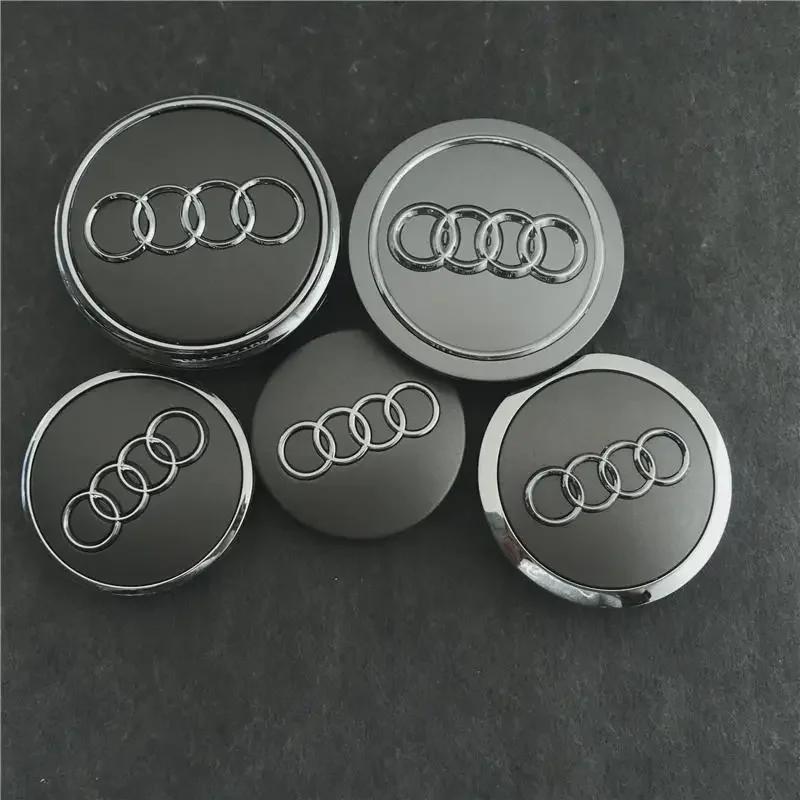 4pcs 60mm 61mm 68mm 69mm Car Styling Wheel Center Cap Hub Covers Badge 4B0601170 For 40s A3 A4 A5 A6 A7 A8 S4 S6 Accessoriess40