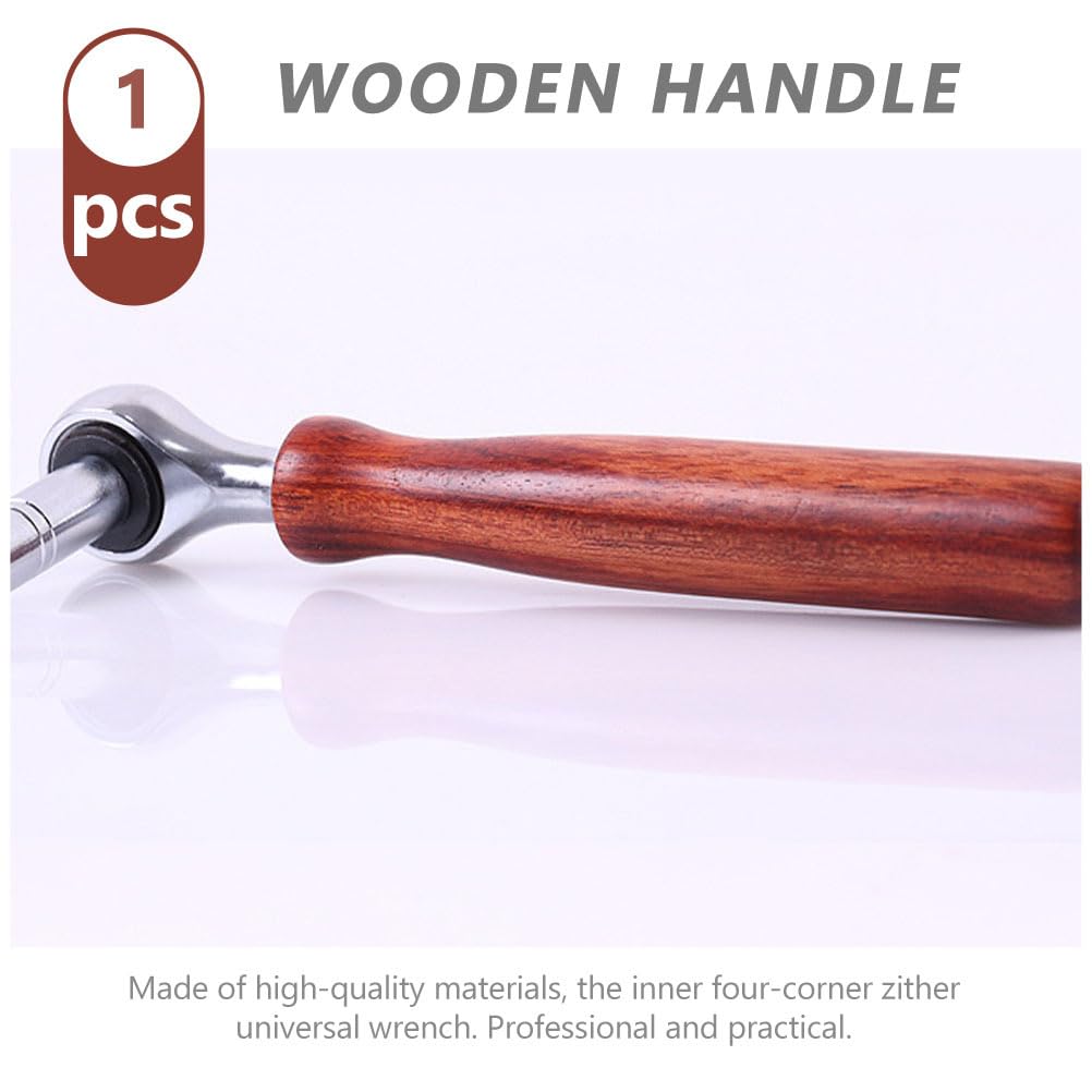 iplusmile Guzheng Tuning Ratchet Wooden Solid Tuning Tuning Peg String Instrument Musical Instrument Accessory (Korean zither) Wrench, Type, 17.5cm,
