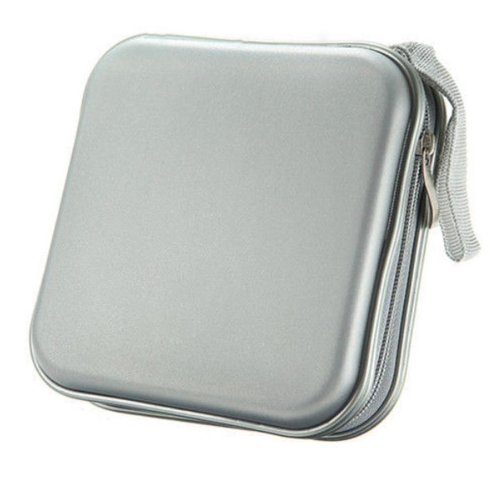 40 Disc Capacity Portable DVD CD Case for Car Media Storage Bag Fabric Square Mini CD Bag DVD Plastic Disc Storage Box