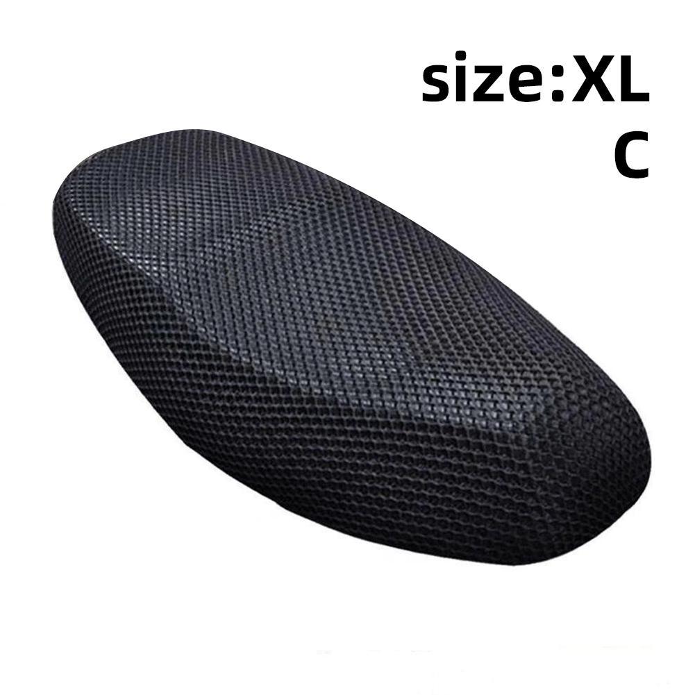 Мотоциклетная 3D сетчатая ткань противоскользящая накладка на сиденье скутера чехол на сиденье электровелосипеда летние дышащие чехлы сетчатая подушка чехол