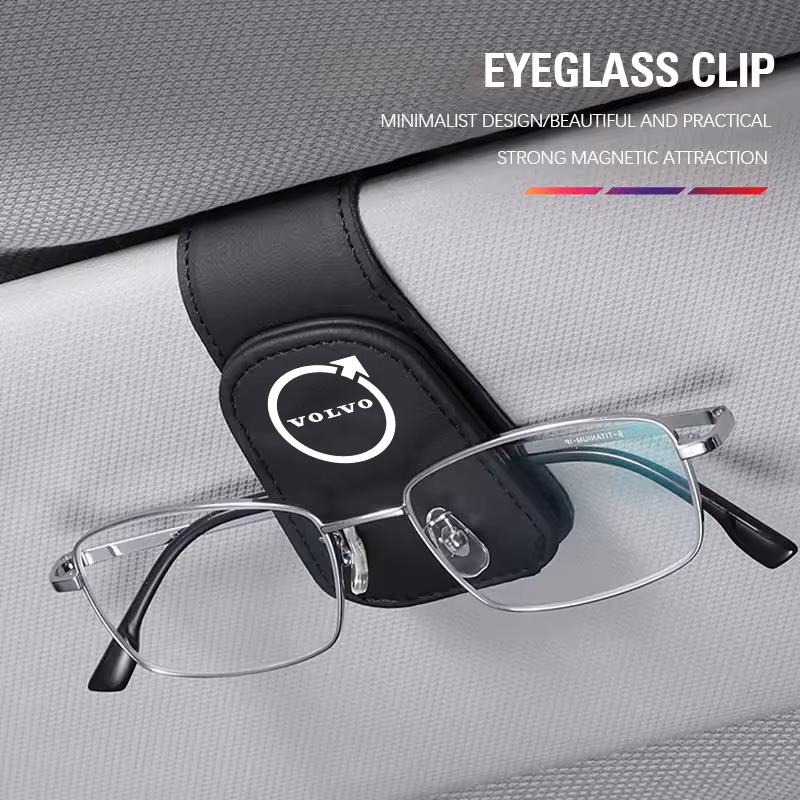 Car Eyeglass Holder Glasses Storage Clip Auto Sunglasses Accessories For Volvo S90 olestar AWD XC40 S80 T6 V90 XC90 XC60 V50 S60