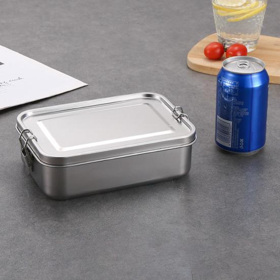 Ланч-бокс из нержавеющей стали, штабелируемый контейнер для бенто для супа, салата, остатков еды, портативный многоразовый контейнер для приготовления еды для дома, работы, путешествий, улицы