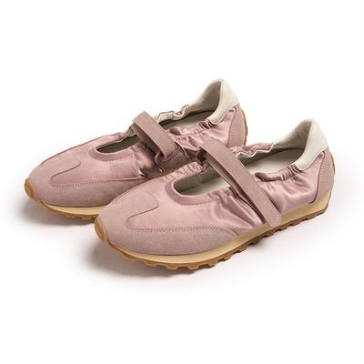 Новые красные туфли Мэри Джейн женские спортивный стиль повседневные туфли ретро тонкая подошва увеличивающие рост балетки