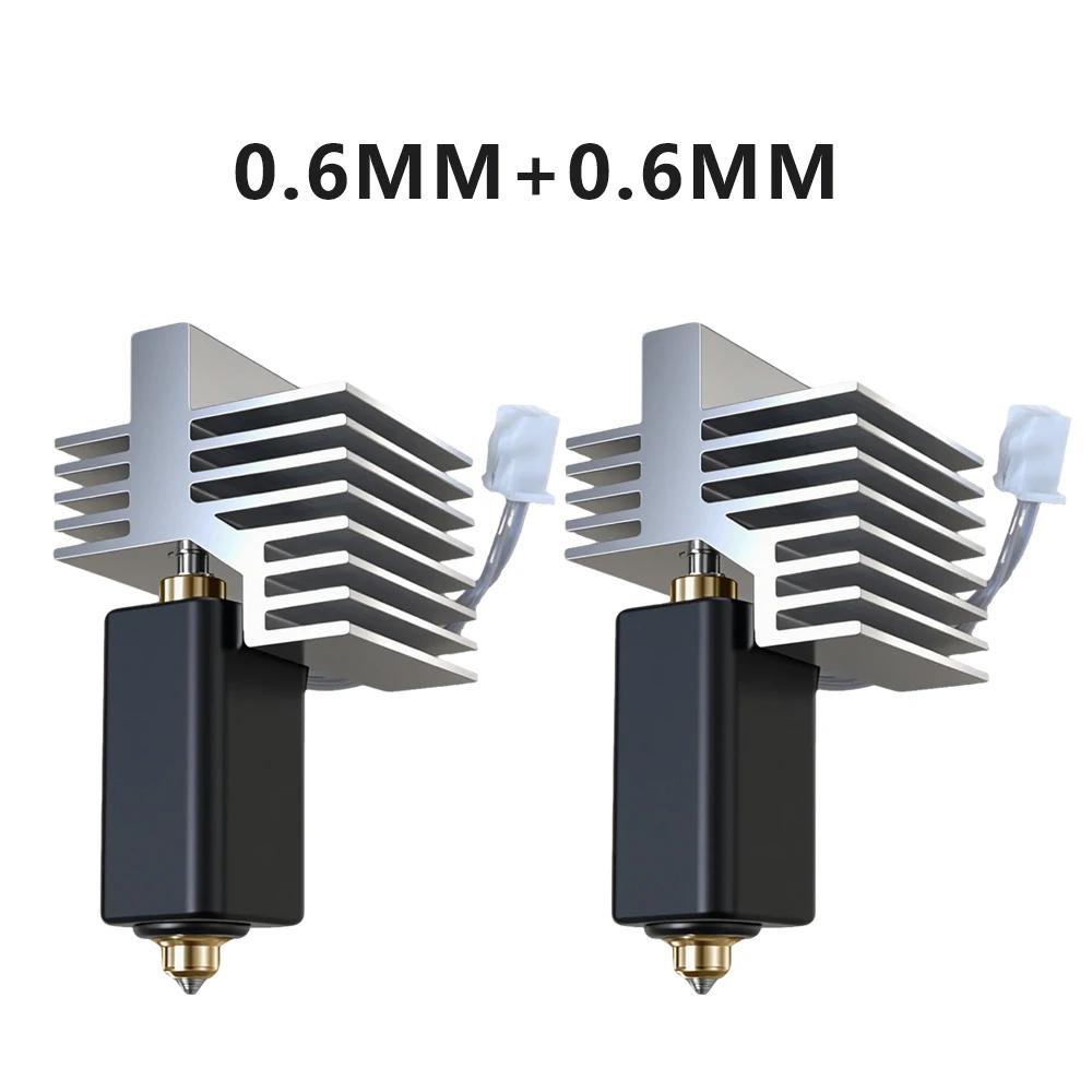 NEW Upgrade Ceramic Hotend 0.2/0.4/0.6/0.8mm Assembled Extruder Hotend Kit for Elegoo Centauri Carbon Hot end / Centauri Nozzle