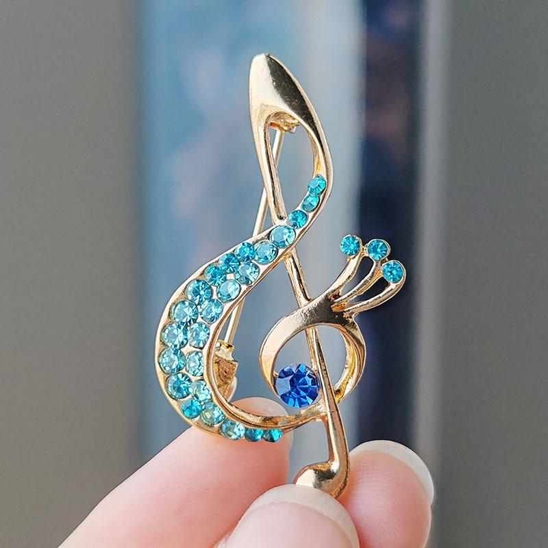 Творческая личность, ритмичная музыкальная нота, брошь, дизайн, чувство, костюм, корсаж, кардиган, аксессуары, изысканная нишевая булавка, воротник, булавка для женщин