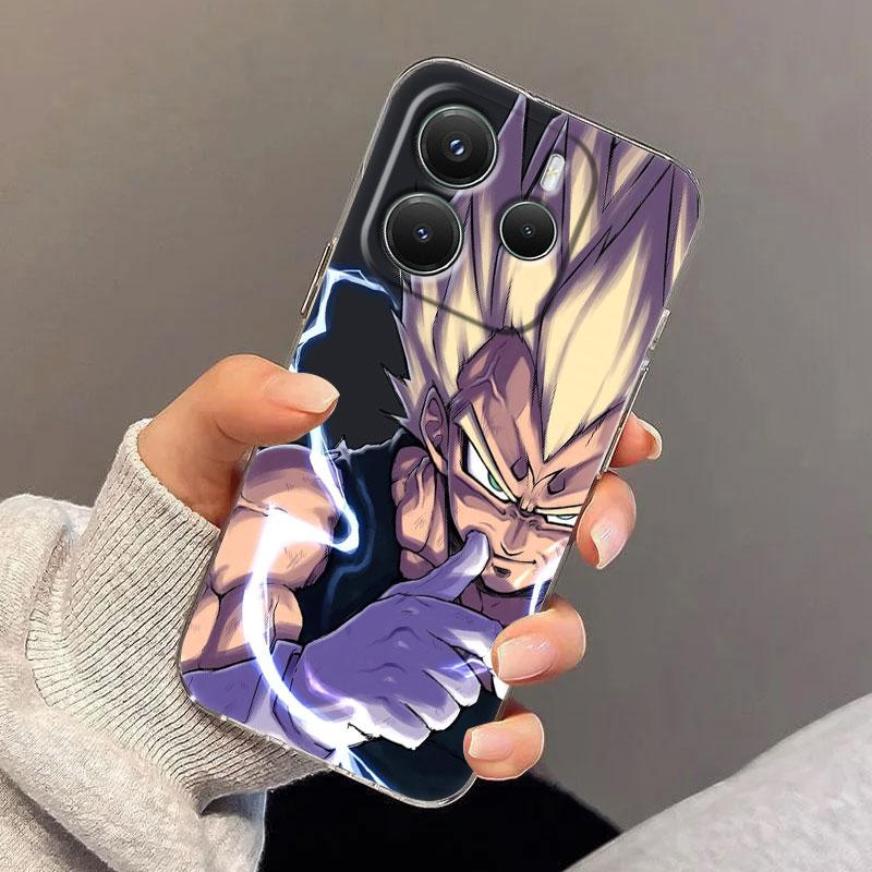 Dragons Balls Case For Xiaomi Redmi Note 15 14 13 12 11 10 Pro Plus Vegeta Goku Anime Cover For Redmi 15C 15 14C 13C Phone Cases