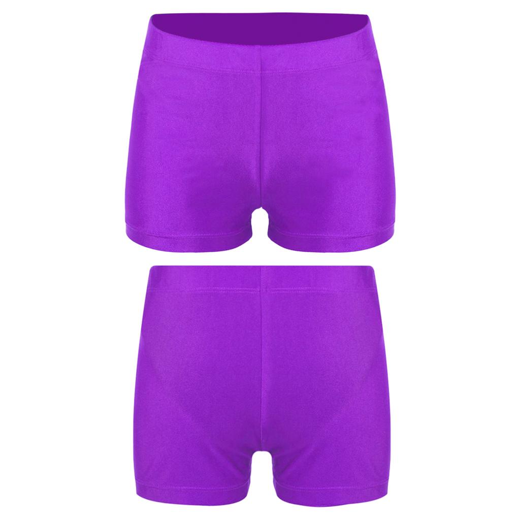 Boys Slim Fit Training Hot Shorts Elastic Waistband Gymnastics Dance Running Shorts Bottoms