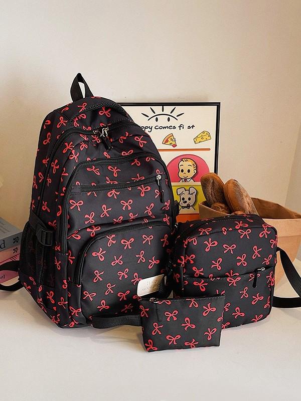 Модный женский набор из трех предметов: рюкзак: Вместительная, модная сумка для колледжа и путешествий