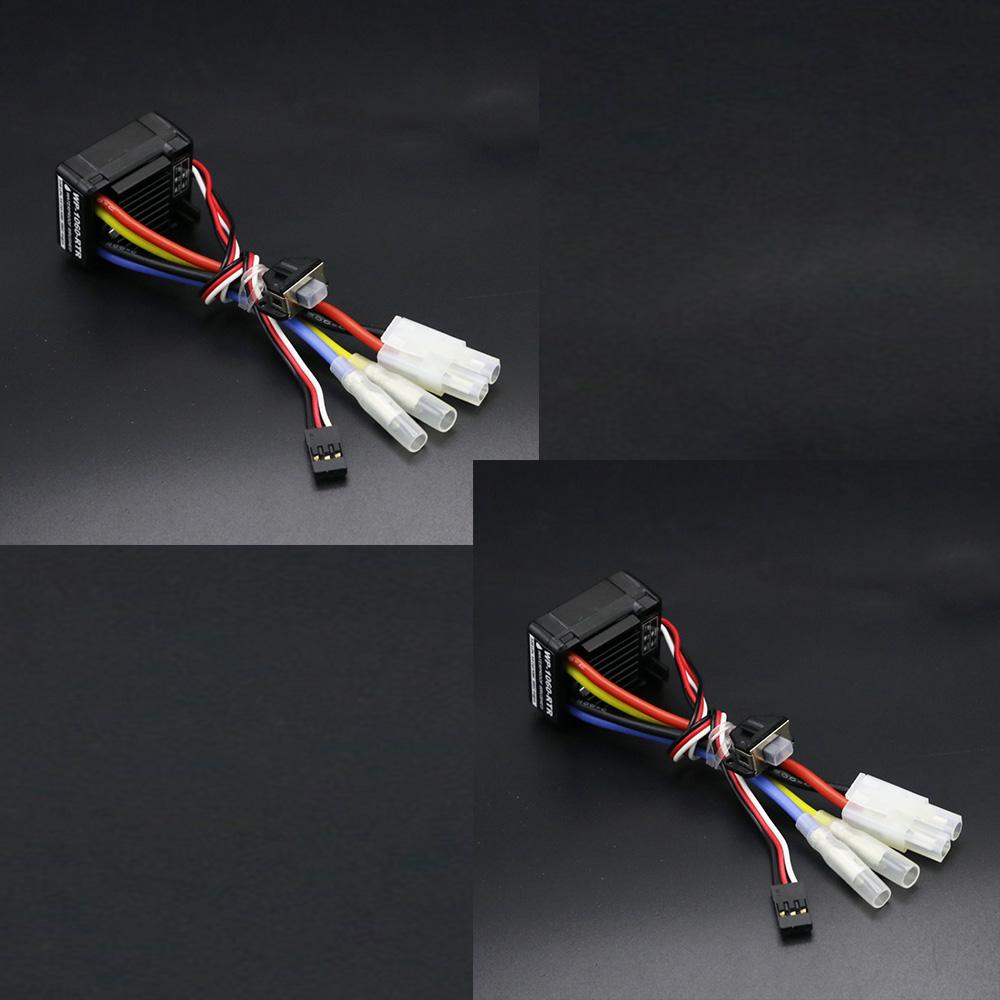 Waterproof 1060 60A Brushed Electronic Speed Controller ESC For 1:10 RC Car