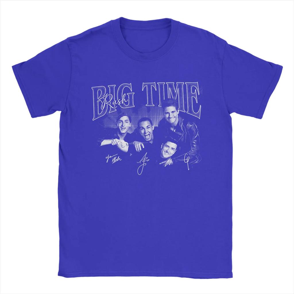 Big Time Rush Band T Shirts for Unisex Women 100 Cotton Leisure TShirt Crew Neck Tees Short Sleeve Tops Printed