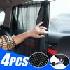 Сетчатые автомобильные шторы, летние автомобильные солнцезащитные шторы на боковые окна, солнцезащитный экран на присосках, теплоизоляция, солнцезащитный козырек, защита от ультрафиолета