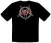 SLAYER LOGO Black PUNK ROCK MUSIC Black T-shirt -563-