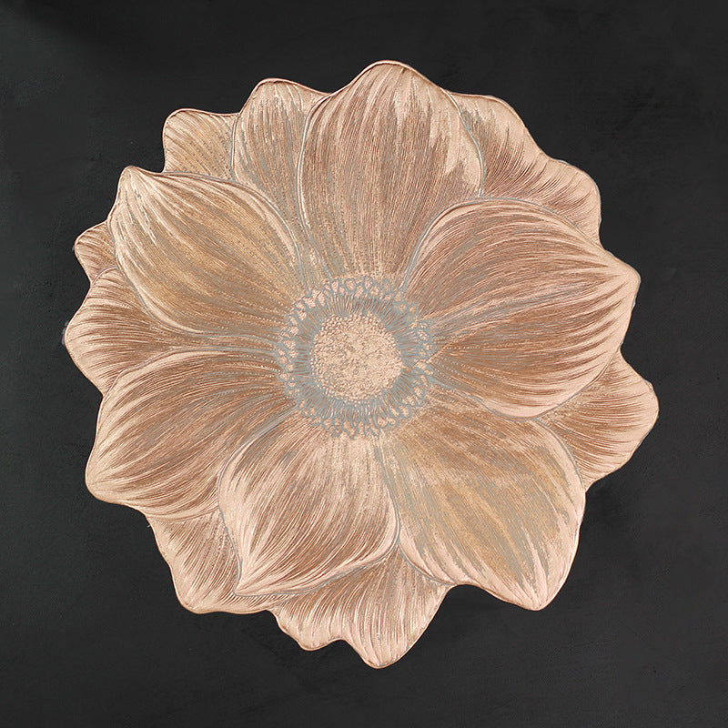 Подставка под тарелку в форме лотоса, термостойкая и моющаяся, декоративная, термостойкая, для стола, подставки под стаканы, для домашней вечеринки, свадьбы