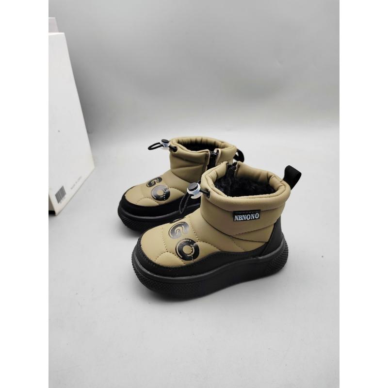 Новые детские зимние ботинки теплые короткие из хлопка